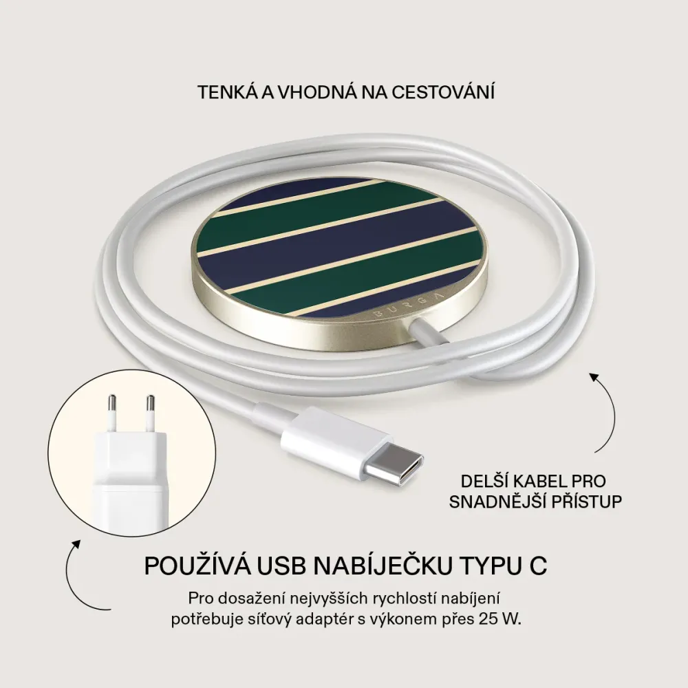 Polo - Magnetická bezdrátová nabíječka Antracitova