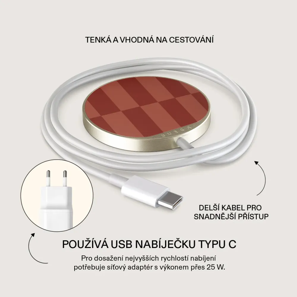 On Read - Magnetická bezdrátová nabíječka Antracitova