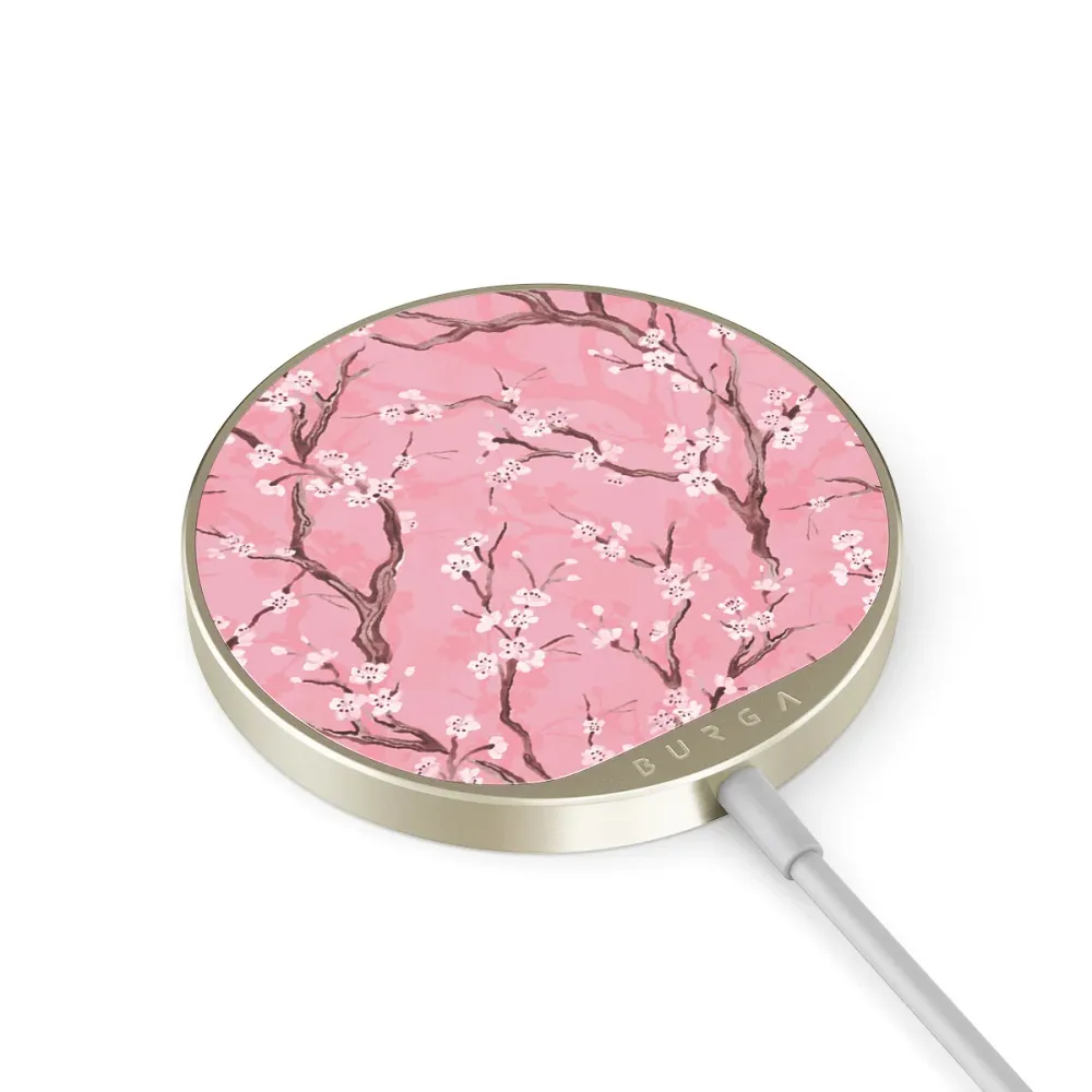 Sakura - Magnetická bezdrátová nabíječka Antracitova