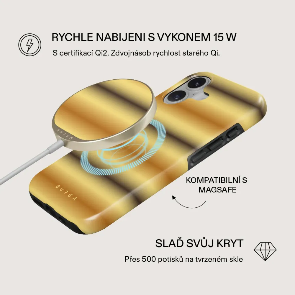 Saturn - Magnetická bezdrátová nabíječka Antracitova