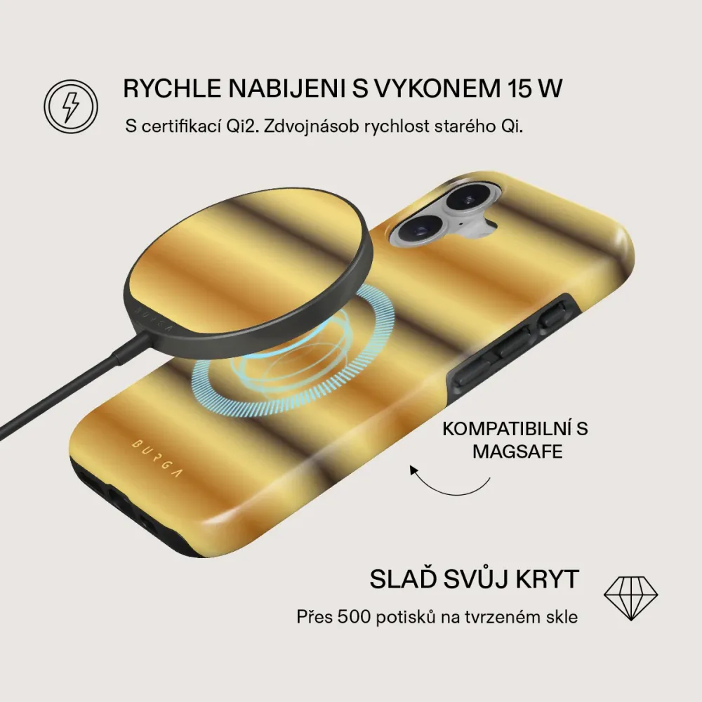 Saturn - Magnetická bezdrátová nabíječka Antracitova