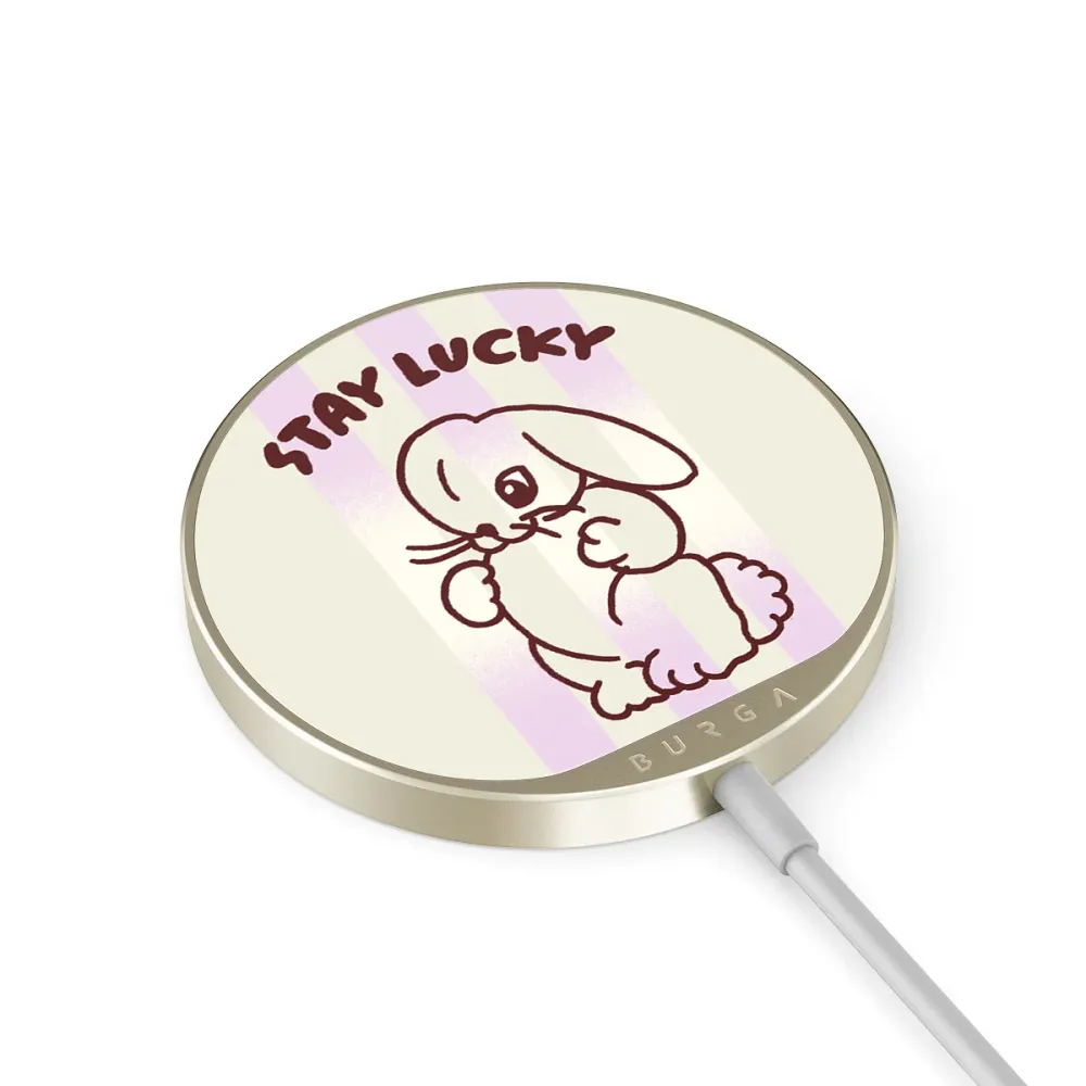 Stay Lucky - Magnetická bezdrátová nabíječka Zlata