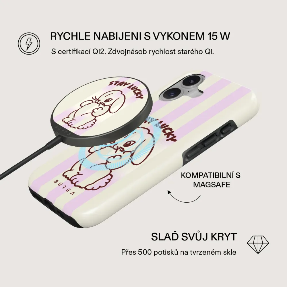 Stay Lucky - Magnetická bezdrátová nabíječka Zlata
