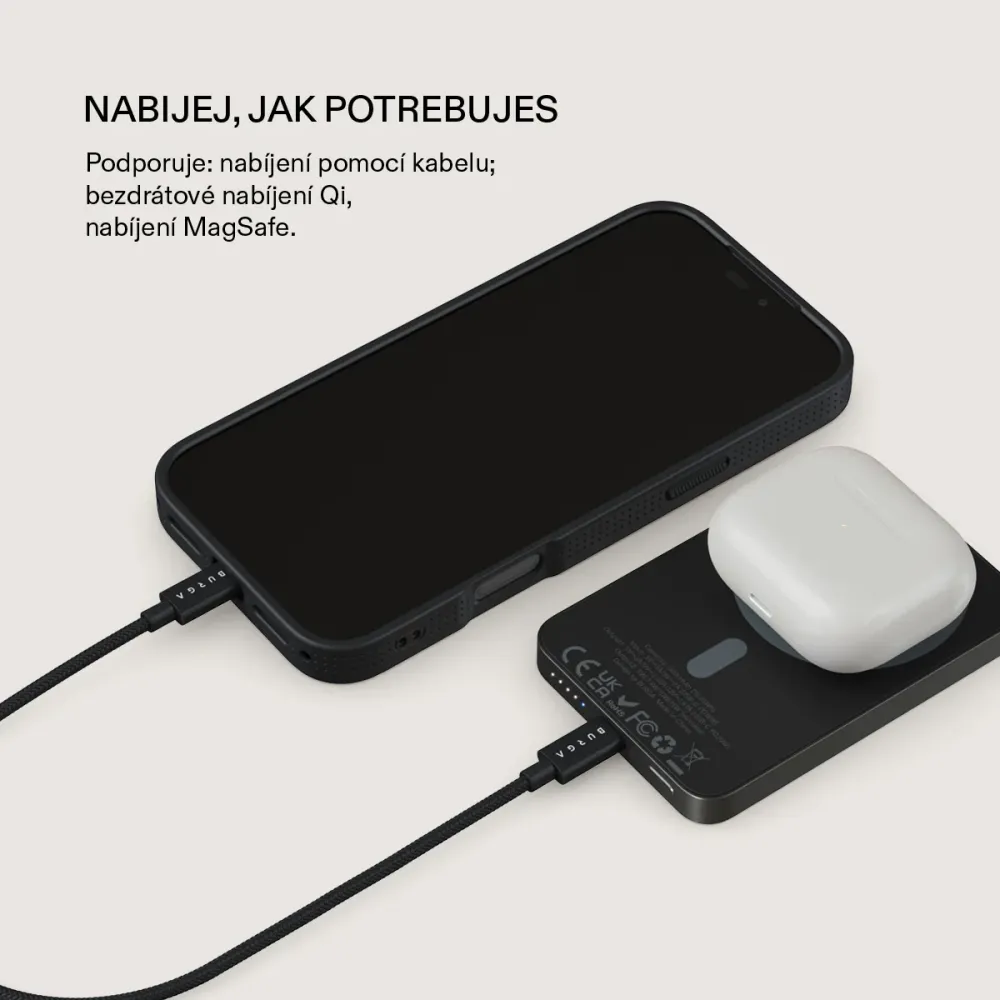 Cottage - Magnetická powerbanka Zlata