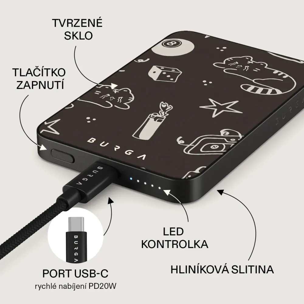 Essentials - Magnetická powerbanka Zlata
