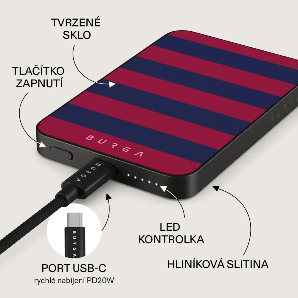 Game Changer - Magnetická powerbanka Zlata