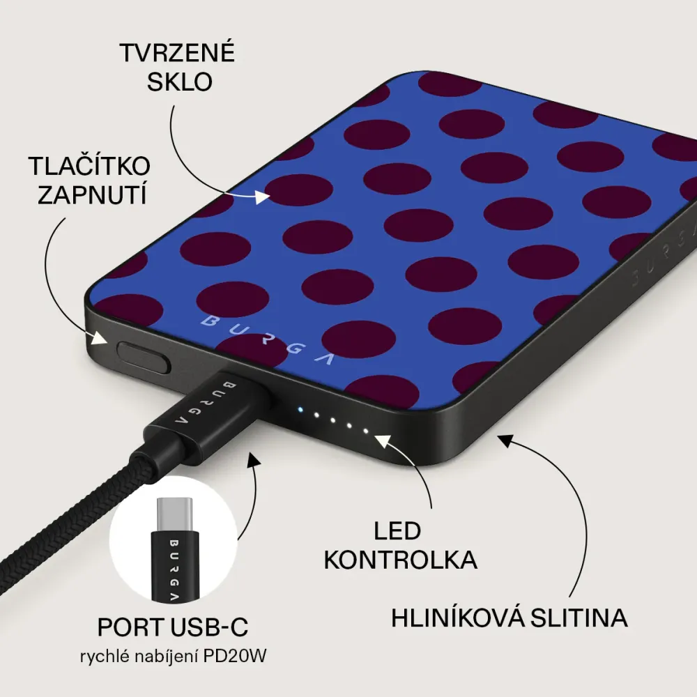On Pause - Magnetická powerbanka Zlata