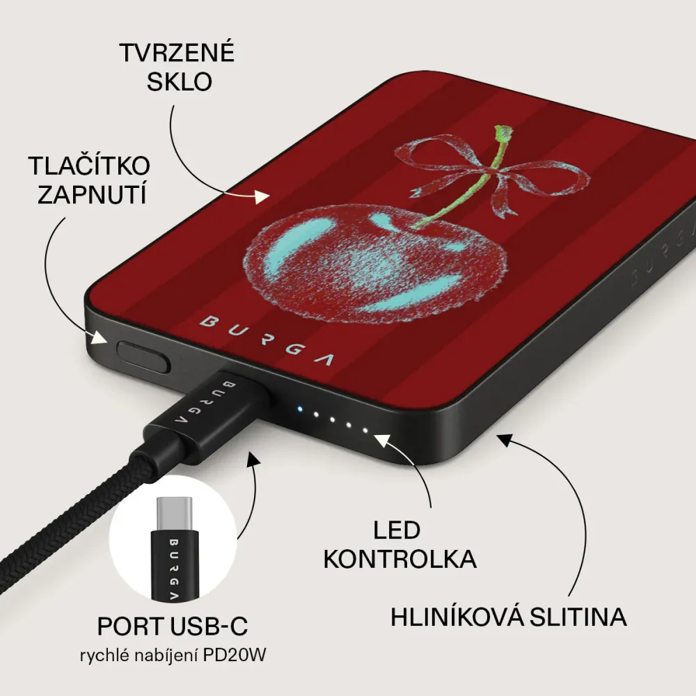 Pick It - Magnetická powerbanka Antracitova