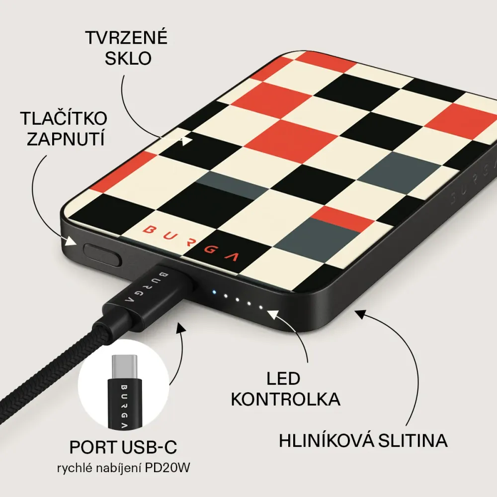 Pitstop - Magnetická powerbanka Zlata