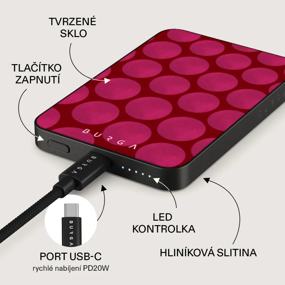 Reset Button - Magnetic Power Bank Zlata