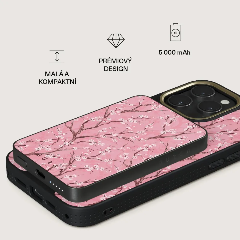 Sakura - Magnetická powerbanka Zlata