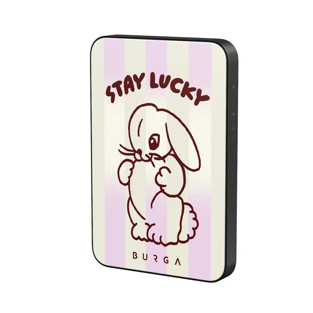Stay Lucky - Magnetická powerbanka Antracitova