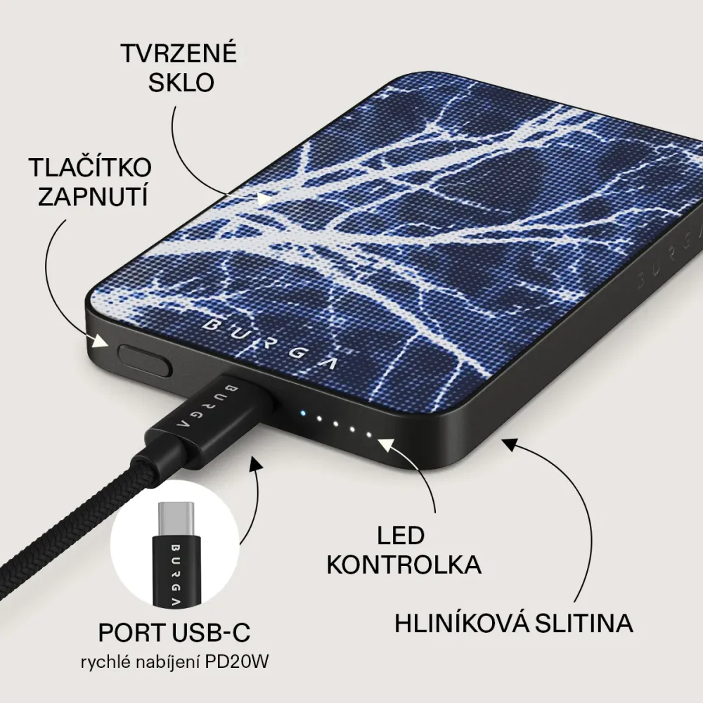 Subzero - Magnetická powerbanka Zlata
