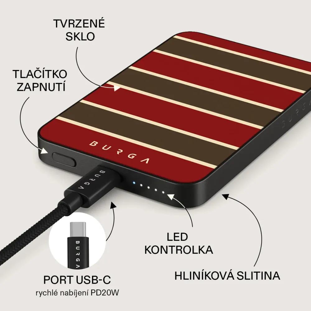 Yearbook - Magnetická powerbanka Zlata