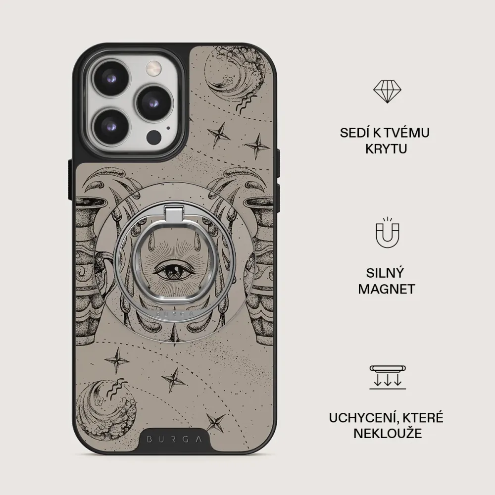 Aquarius - Magnetický Držák Stribrna BURGA CZ