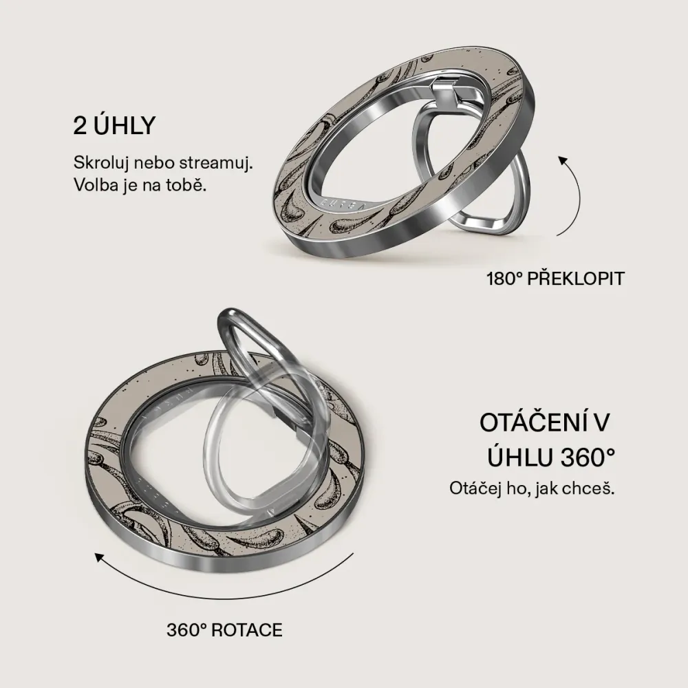 Aquarius - Magnetický Držák Stribrna BURGA CZ