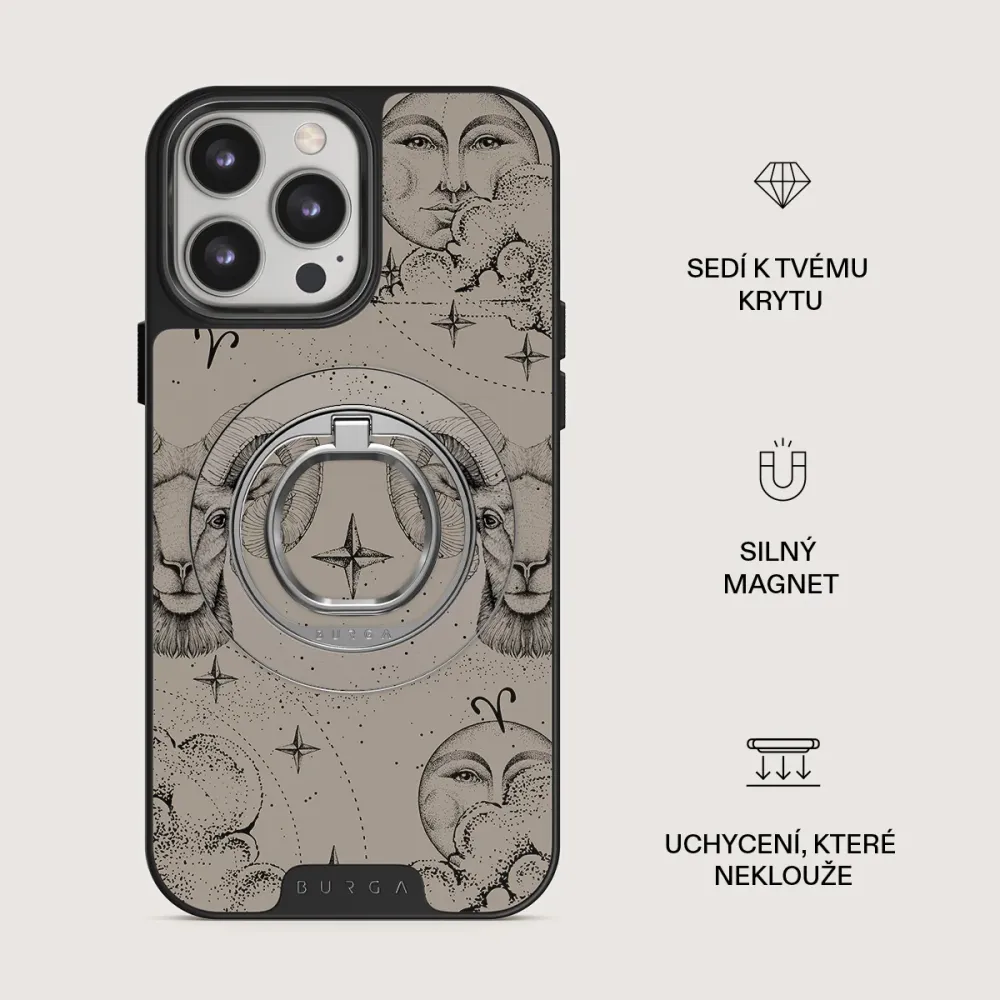 Aries - Magnetický Držák Stribrna BURGA CZ