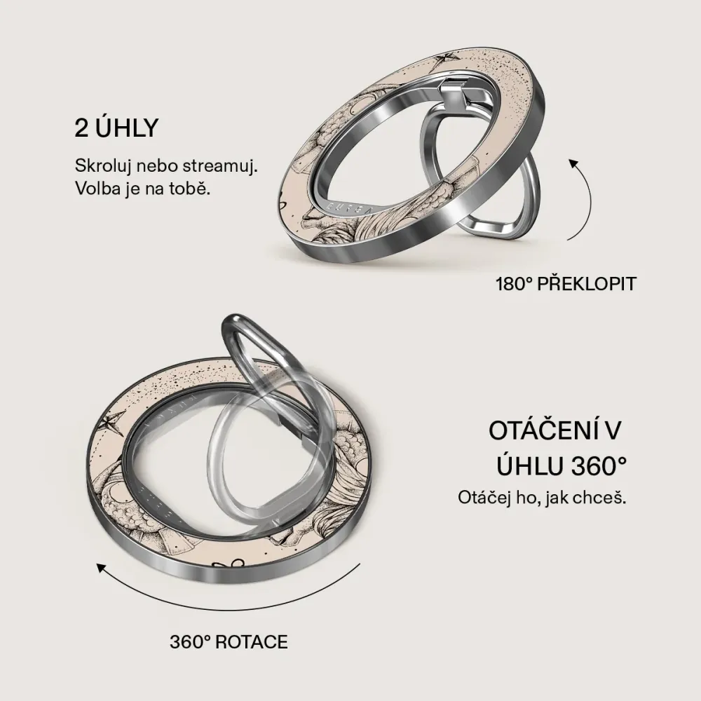 Capricorn - Magnetický Držák Stribrna BURGA CZ