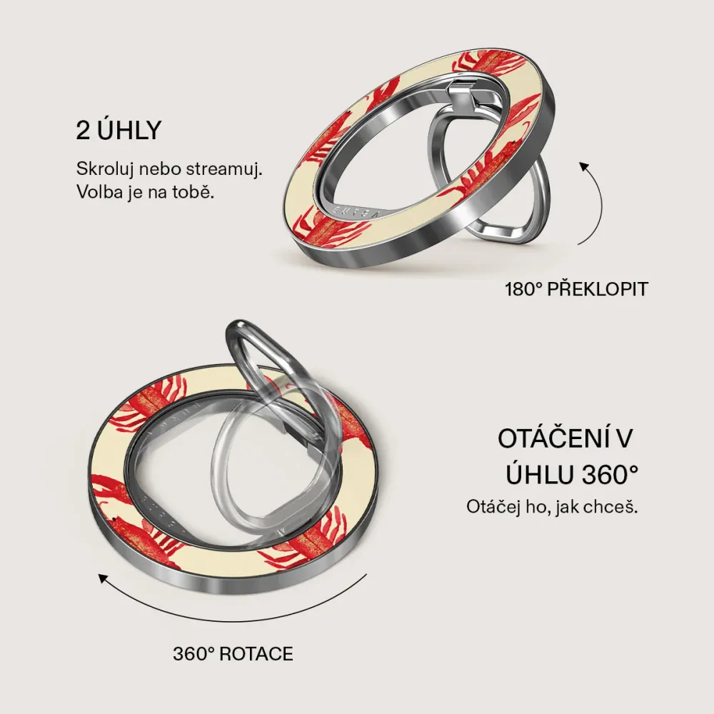 Chef's Kiss - Magnetický Držák Stribrna BURGA CZ