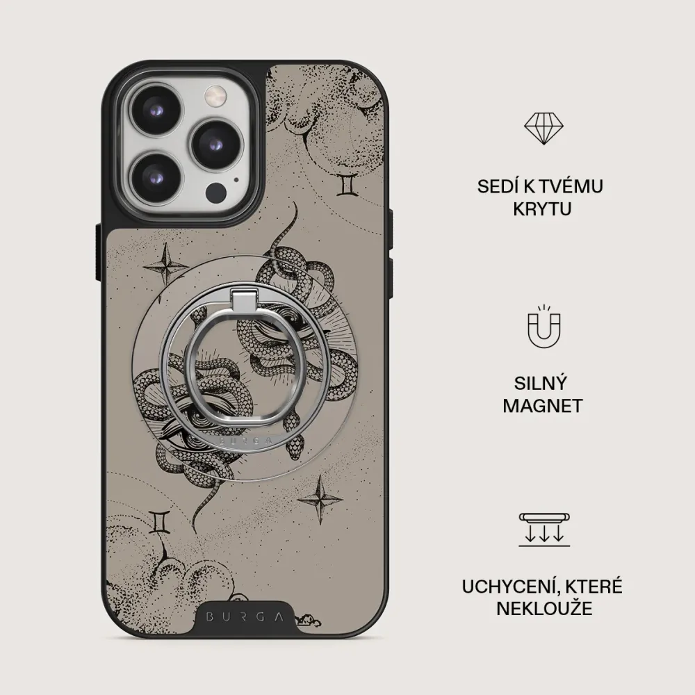 Gemini - Magnetický Držák Stribrna BURGA CZ