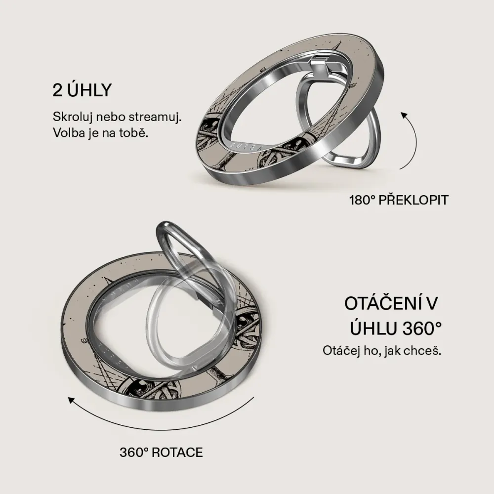 Libra - Magnetický Držák Stribrna BURGA CZ