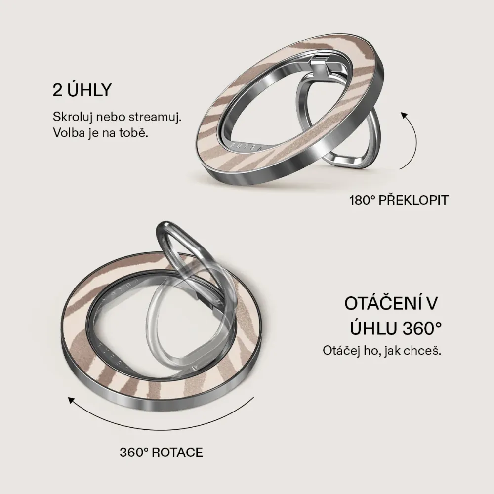 Lustre - Magnetický Držák Stribrna BURGA CZ