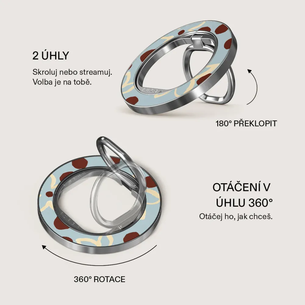 Onda - Magnetický Držák Stribrna BURGA CZ