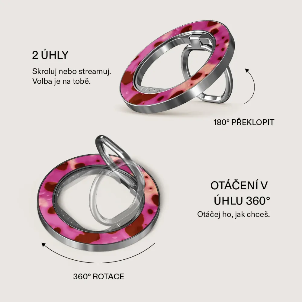 Orchid - Magnetický Držák Stribrna BURGA CZ