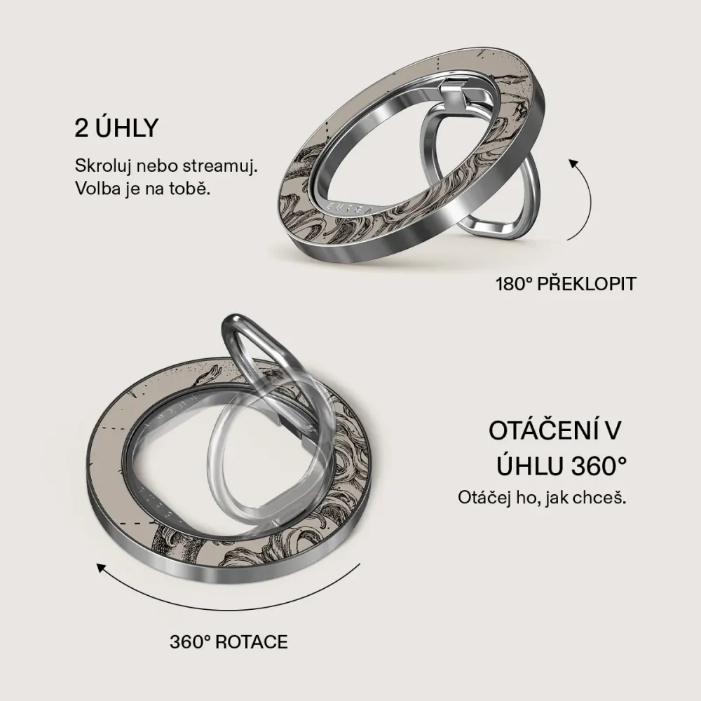 Virgo - Magnetický Držák Stribrna BURGA CZ