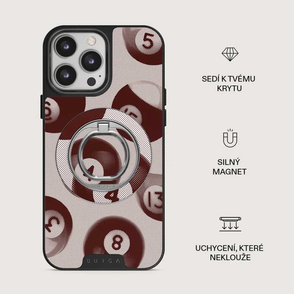 Cue - Magnetický Držák Stribrna