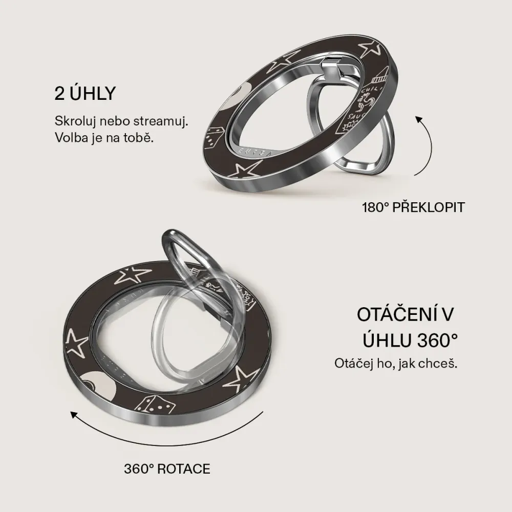 Essentials - Magnetický Držák Stribrna