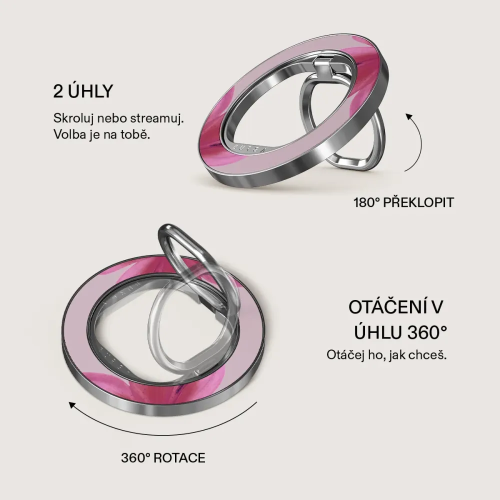 Fragile Beauty - Magnetický Držák Stribrna