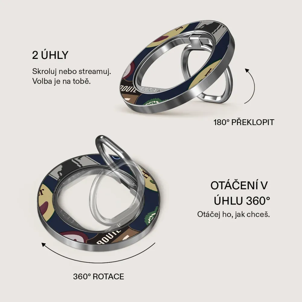 Open Late - Magnetický Držák Stribrna