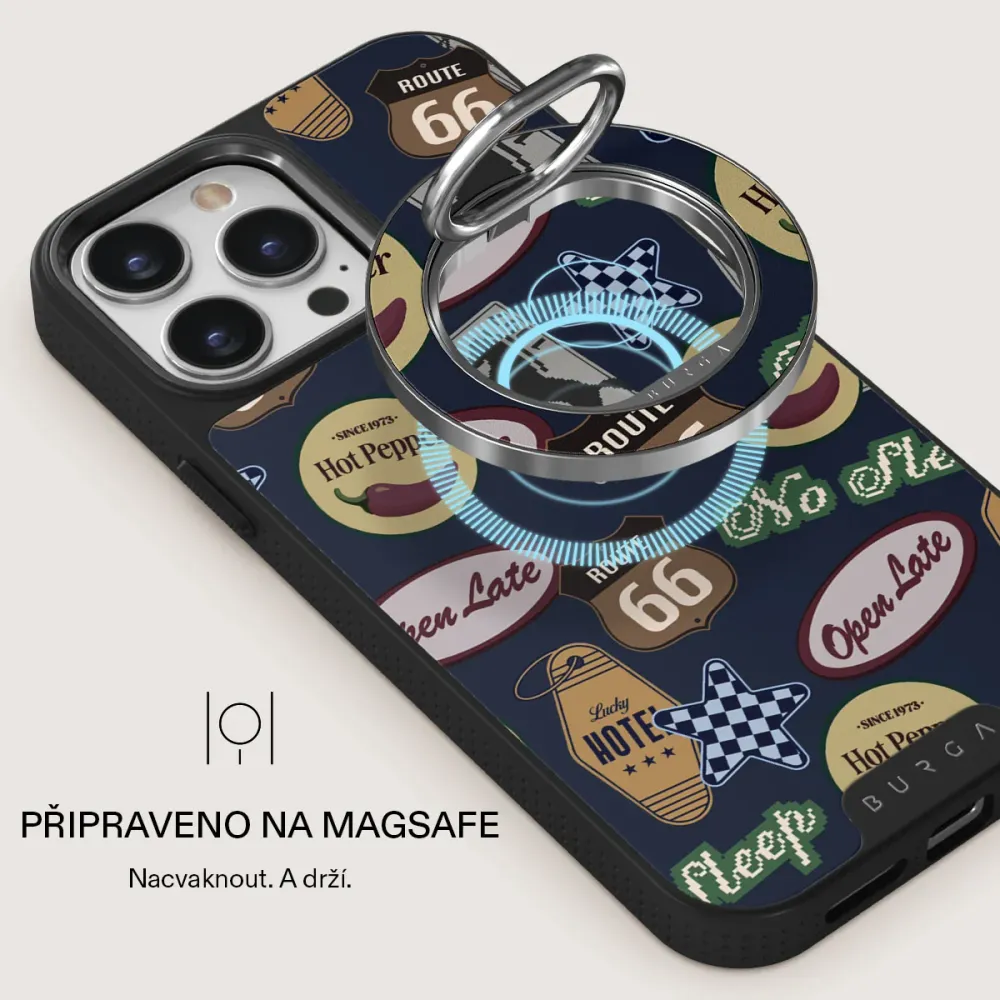 Open Late - Magnetický Držák Stribrna