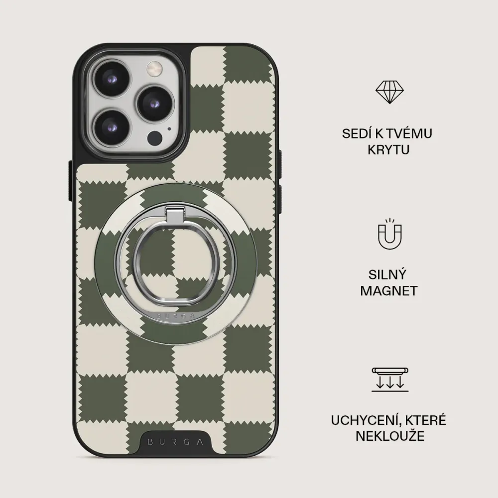 Retro Grid - Magnetický Držák Stribrna