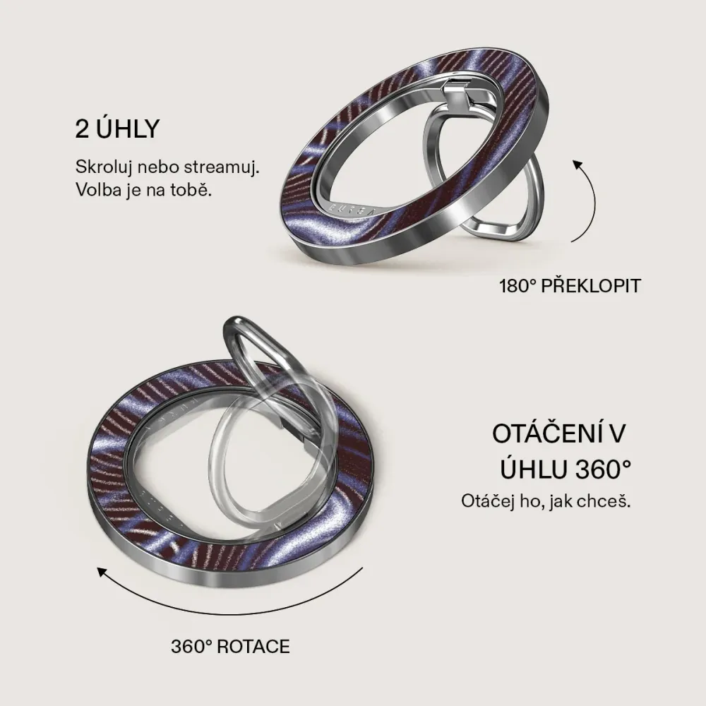 Vortex - Magnetický Držák Stribrna