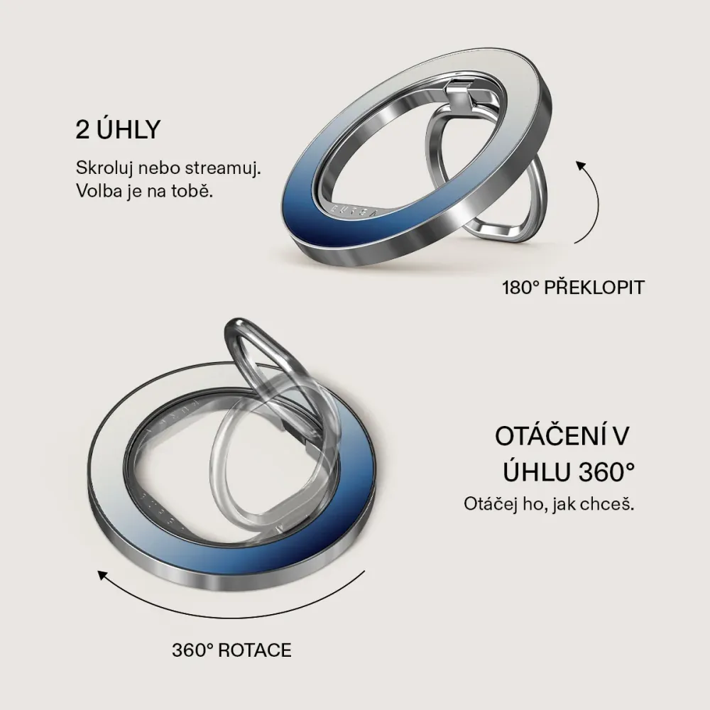 Zero Gravity - Magnetický Držák Stribrna