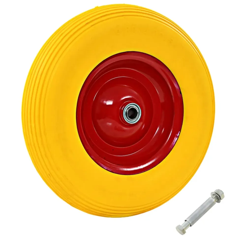 Kolo ke kolečku s nápravou odolné pu 4.00–8390 mm