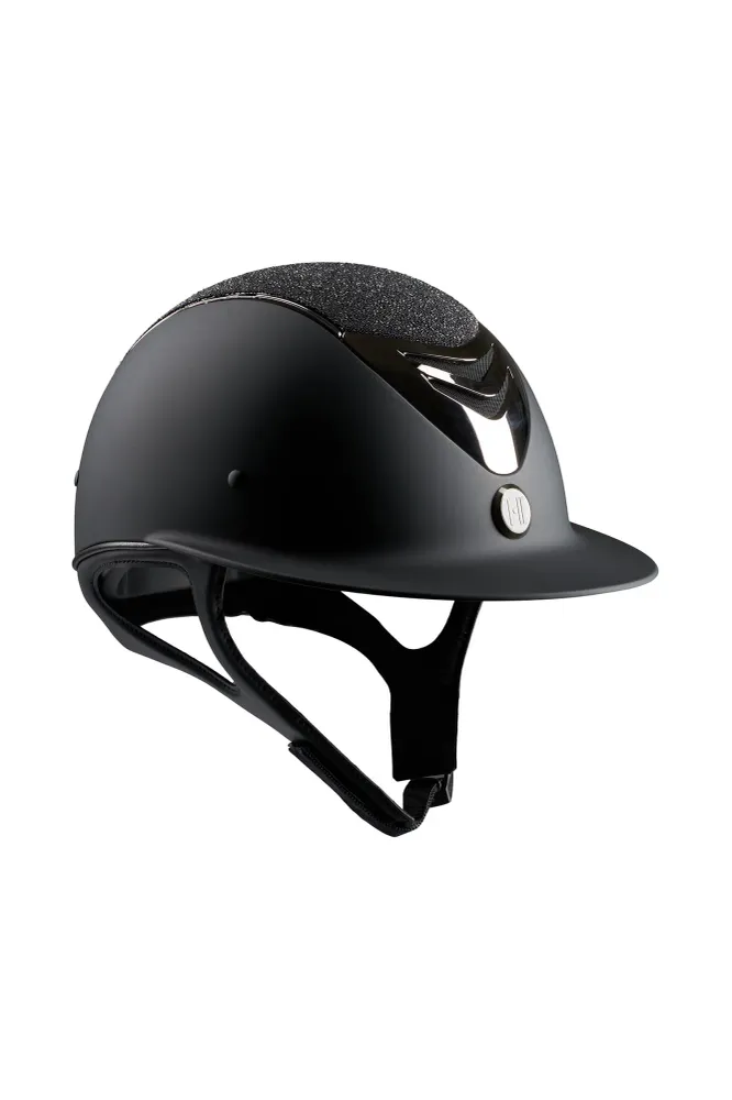 Avance Matt Glitter Shiny metal Casco da equitazione Black 2