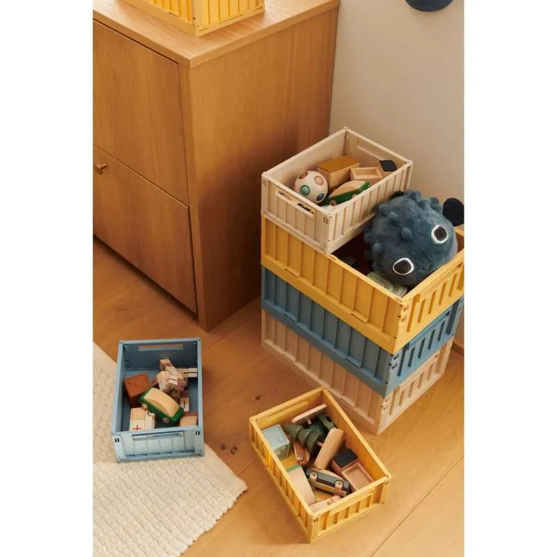 Liewood Weston Opbevaringsboks - 2-pak - Medium - Beach Blue