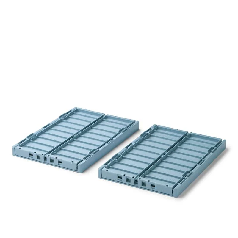 Liewood Weston Opbevaringsboks - 2-pak - Medium - Beach Blue