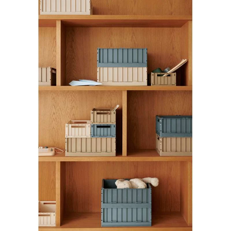 Liewood Weston Opbevaringsboks - Petite - 2-pak - Whale Blue