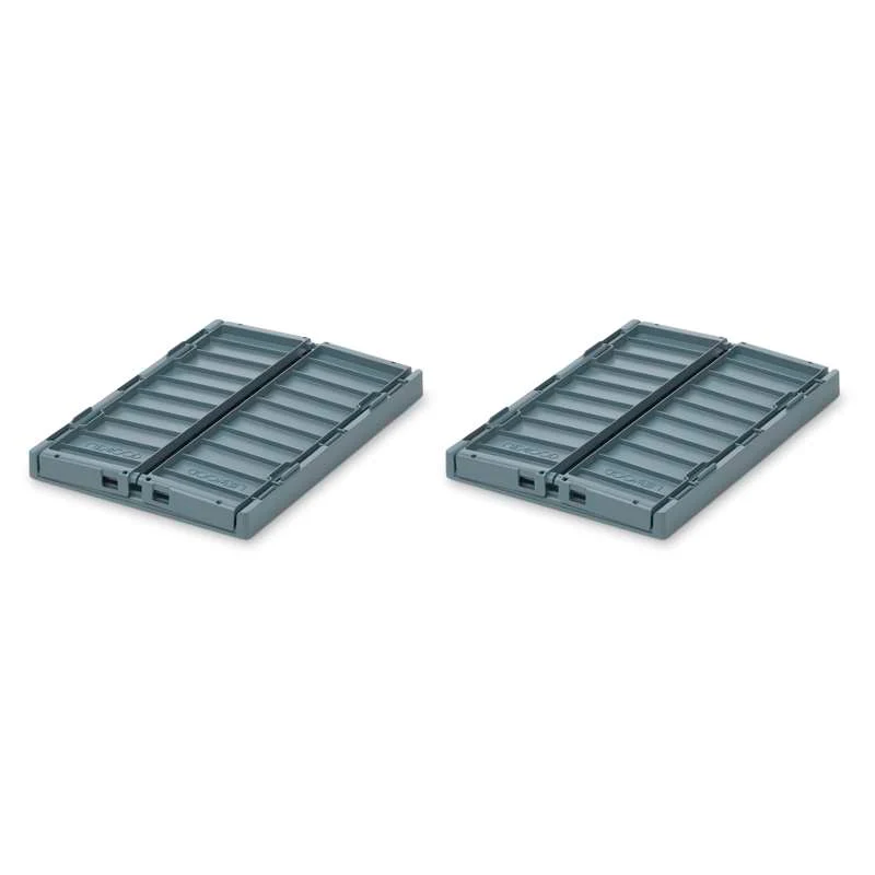 Liewood Weston Opbevaringsboks - Petite - 2-pak - Whale Blue