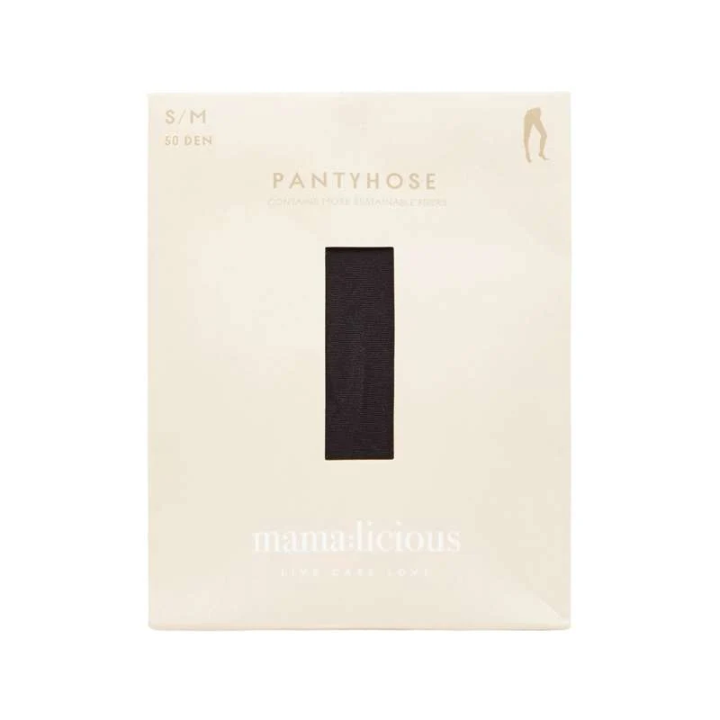 Mamalicious MLSABINE Těhotenské punčocháče - 2-balení - Černé