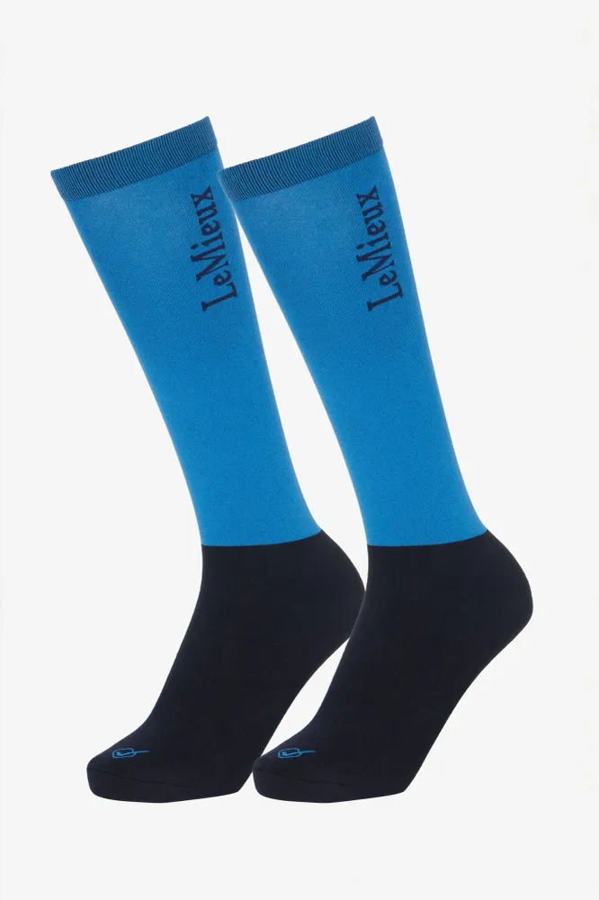 Professional Marine Calcetines de competición (paquete de 2) Benetton Blue S