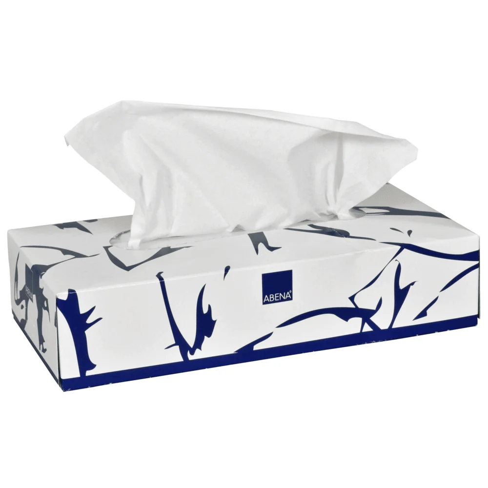 Toalhas cosméticas, 2 camadas, 19,5x20 cm, alto branco | Pacote (100 pares)