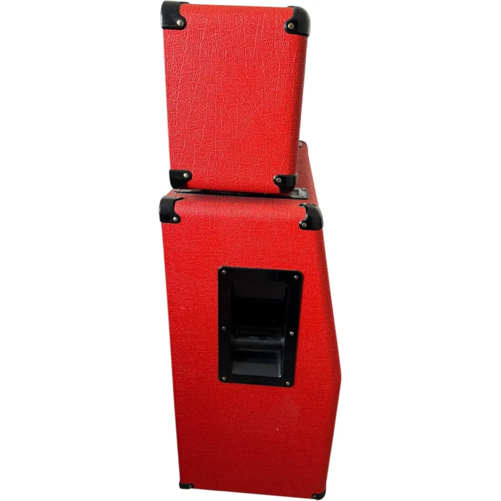 Marshall JCM800 2203 MKII 100W + 1960A 4x12 Cabinet – 1995 Limitovaná edice Červený stack