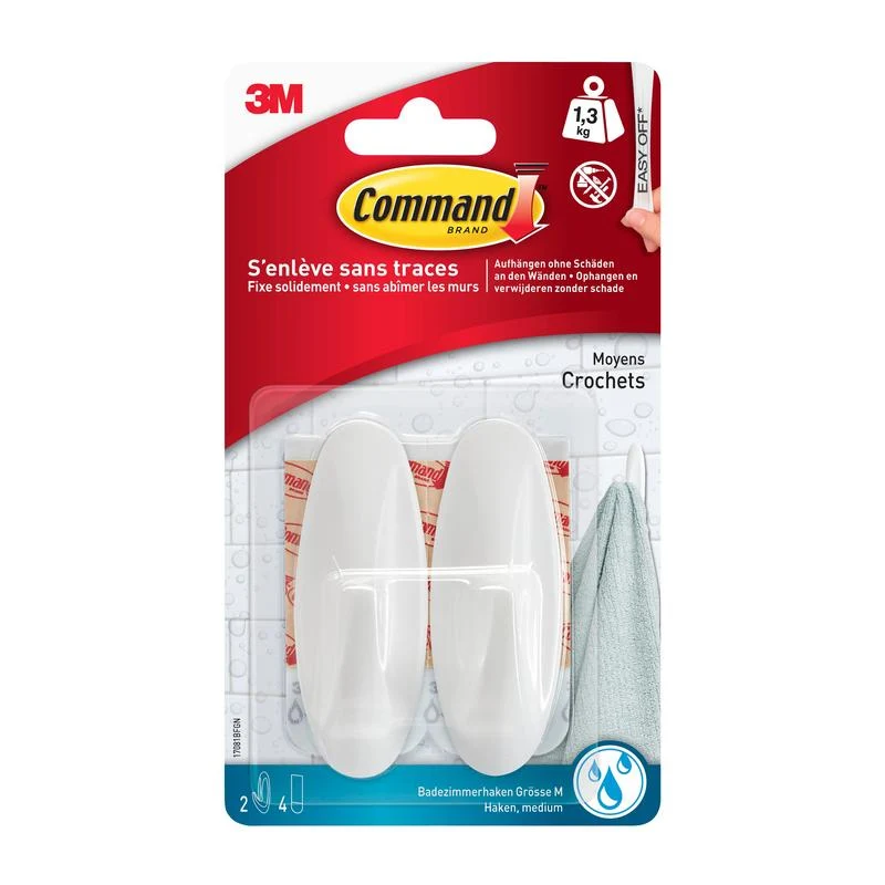 Command ™ Bad Medium Designer hook, 17081b | Pack (1 piece)