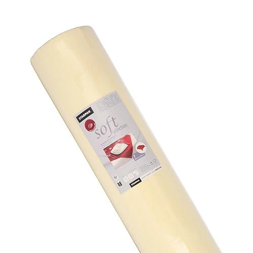 STARPAK TAFLCLEH, Fabric -achtige, termotkanina "Soft Selectie" 40 m x 1,18 m Cream | Karton (1 rol)