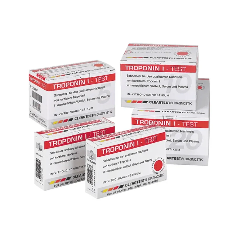 Momentový klíč Cleartest® Troponin I Vollblut Infarkt-Test